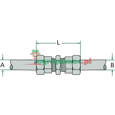  Straight through connector | 893 820 014 0