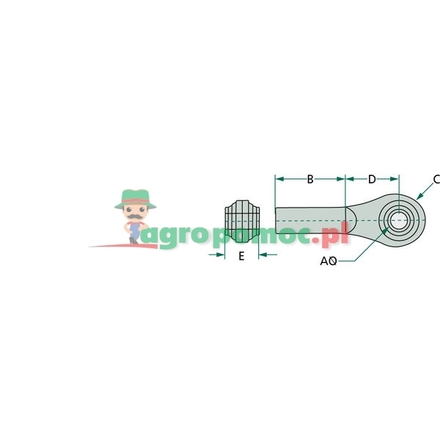  Threaded spindle | AL67293, AT23759, AL39172