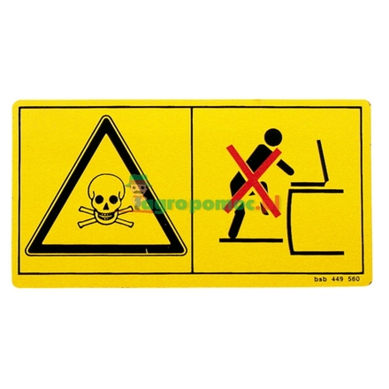  Warning sign