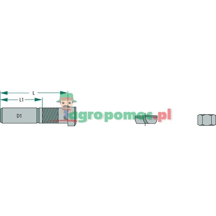  Wheel bolt set | 3 302 1077 00