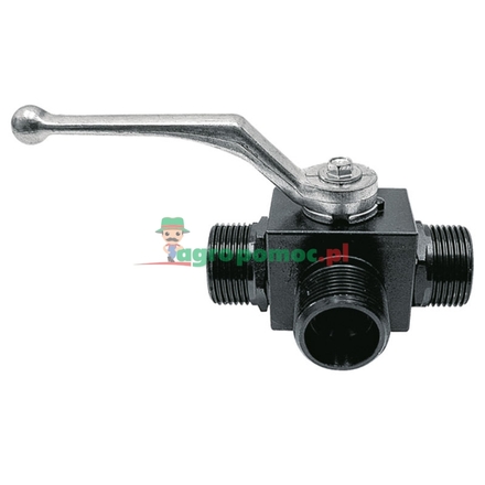 Ball valve BKH-3T-14S DN10 (M22x1,5)