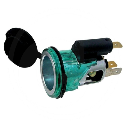 Blister Cigarette lighter socket, illuminated