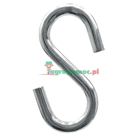 Blister S-hook 4mm