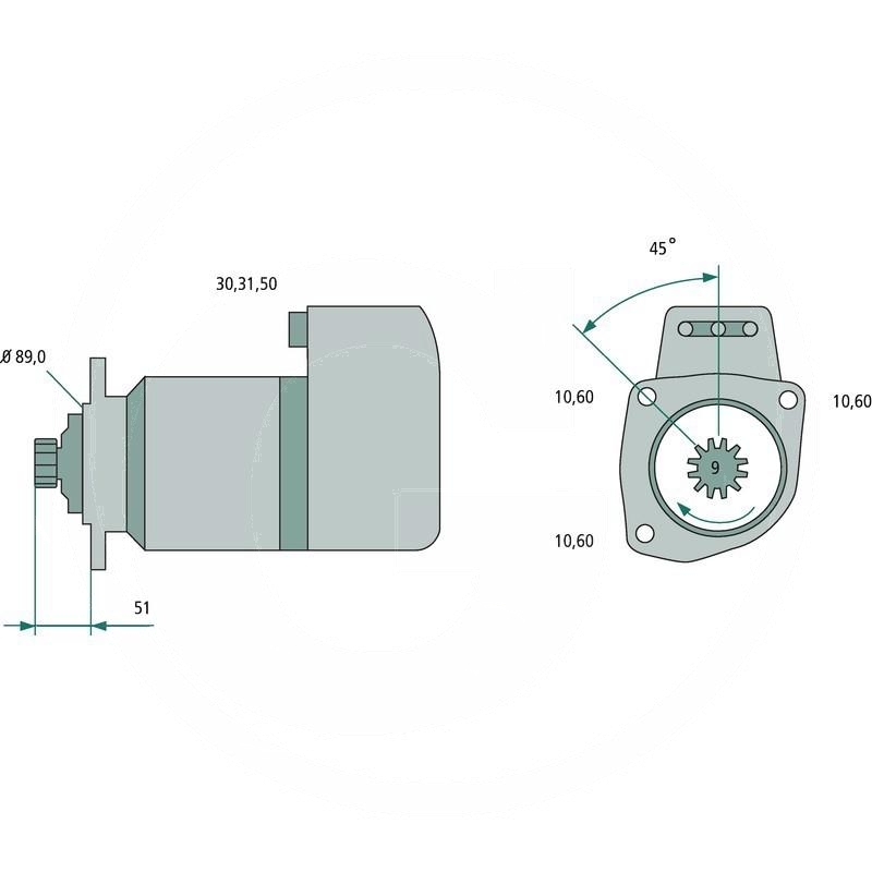 Bosch Starter | 132696.0, 132245.0, 132615.0, 000111809440