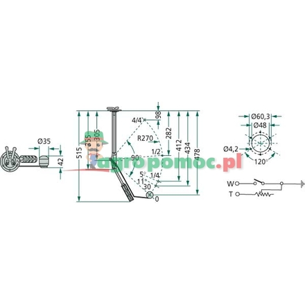 Cobo Fuel sender unit | 2.7059.993.0, 2.7059.480.0/20