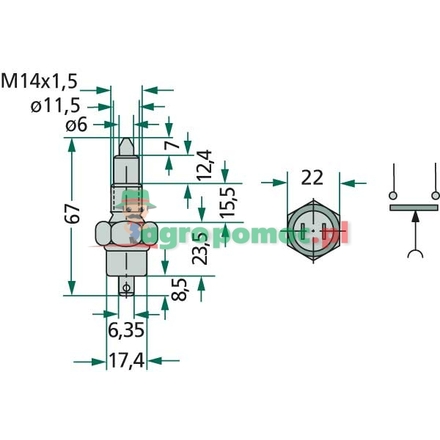 Cobo Hand brake switch | 3304290M91