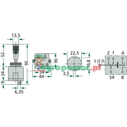 Cobo Indicator switch | 2.7649.500