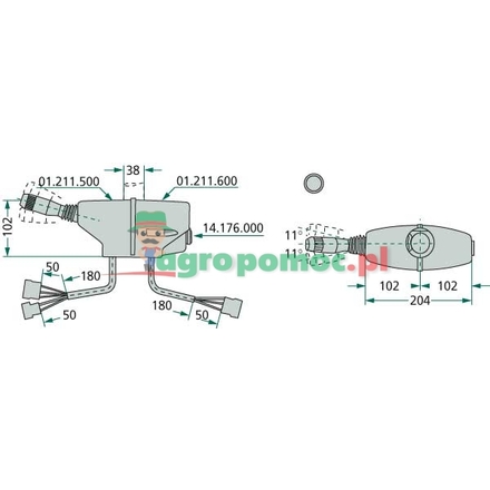 Cobo Multifunction switch | 2.7659.055.0