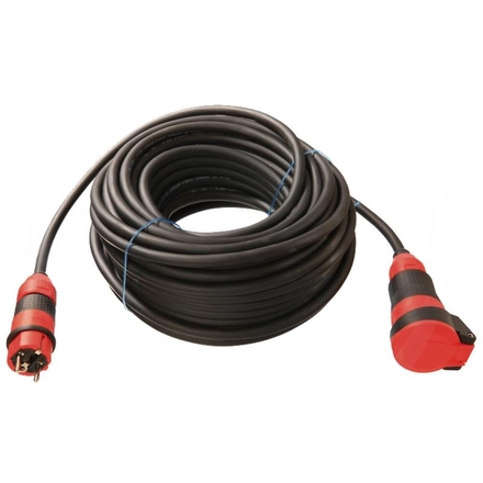 Extension cable SCHUKOultra II - plug and coupling