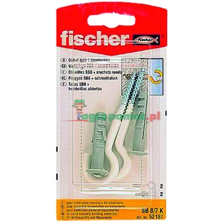 Fischer Plug SX with round and angled hooks