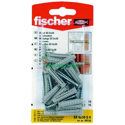 Fischer Wall plug SX with screw