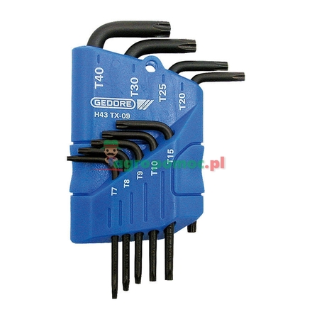 GEDORE Allen-head screwdriver set | H 43 TX-09