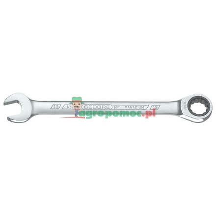 GEDORE Open-end spanner with ring ratchet | 7 R 8