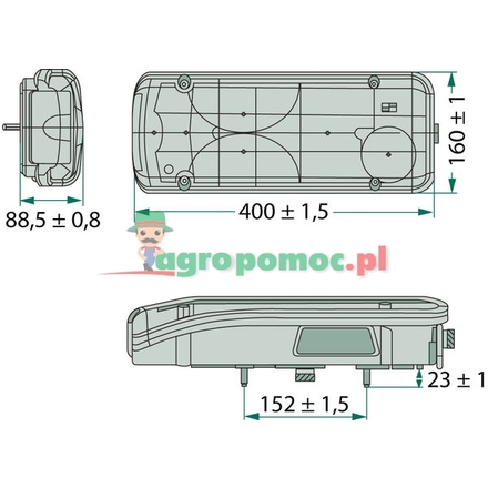 Herth & Buss Rear light | 156250