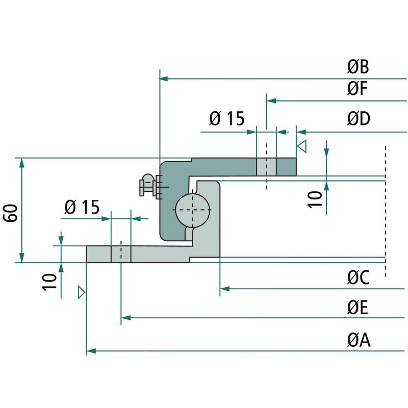 JOST Ball-bearing turntable