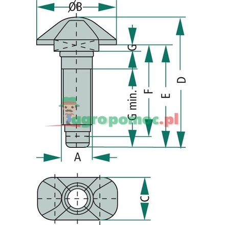 JOST Pivot pin