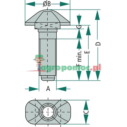 JOST Pivot pin