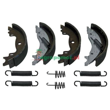 KNOTT Brake shoe set | 09.801.03.66.0, 402611.001