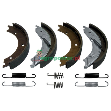 KNOTT Brake shoe set | 09.801.03.68.0, 402677.001