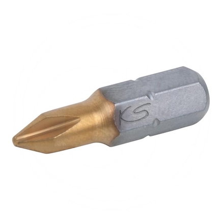 KS Tools 1/4" TiN Bit,25mm,PH2