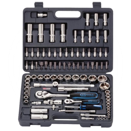 KS Tools 1/4"+1/2" CHROMEplus® Socket set, 94-piece