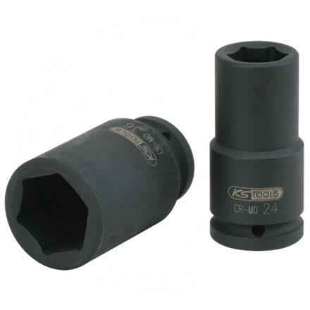 KS Tools 3/4" hexagon impact socket, long, 17mm