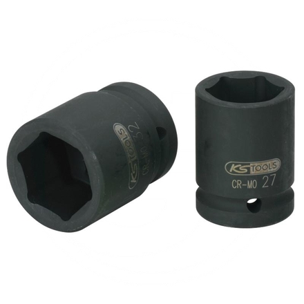 KS Tools 3/4" hexagon impact socket, short, 24mm