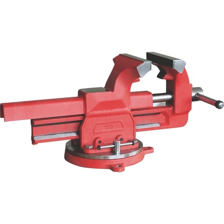 KS Tools Bench vice with swivel base