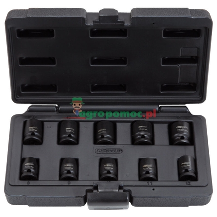 KS Tools Bi hex impact socket set, 10pcs, 3/8"