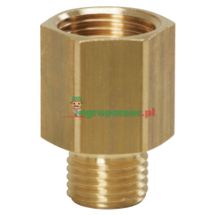 KS Tools Brass reducing nipple, 19x16mm