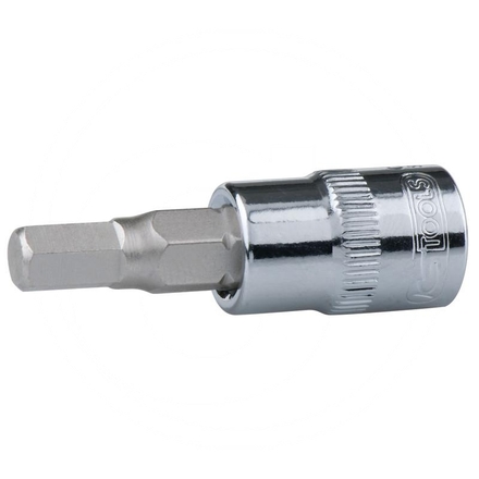 KS Tools CHROME+ hex bit socket, 3/8", 1/4"