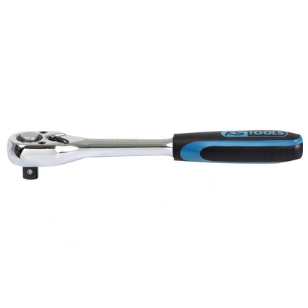 KS Tools CHROME+ reversible ratchet, 1/4", 145mm