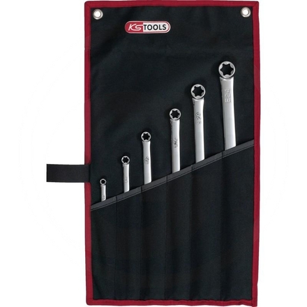 KS Tools CHROMEplus double ring spanner, 6-piece