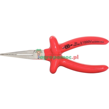 KS Tools CLASSIC 1000V flat plier, long, 160mm