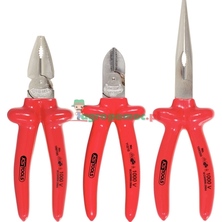 KS Tools CLASSIC 1000V plier set, 3pcs