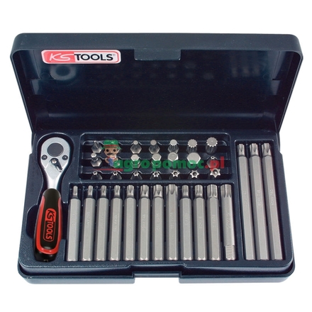 KS Tools CLASSIC bit ratchet set, 37pcs, 10mm