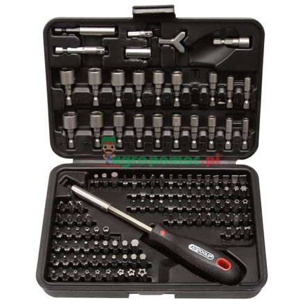 KS Tools CLASSIC security bit set, 122pcs, 1/4"