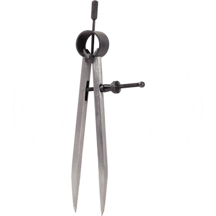 KS Tools Compass with adjusting nut, 200mm