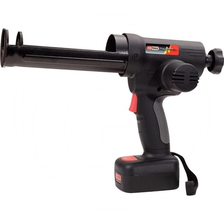 KS Tools Cordless cartridge gun, 380ml, 2 batteries