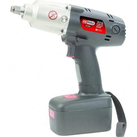 KS Tools Cordless impact wrench, 1/2", 2 batteries