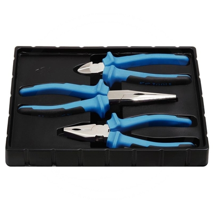 KS Tools ERGO+ plier set, 3pcs, 160-240mm