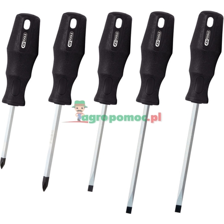 KS Tools ERGO screwdriver set, 5pcs, slot+PH