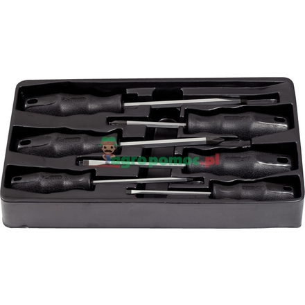 KS Tools ERGO screwdriver set, 6pcs, slot+PZ