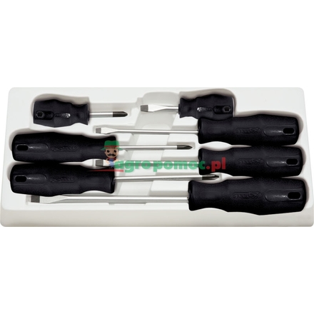 KS Tools ERGO screwdriver set, 7pcs, slot+PH