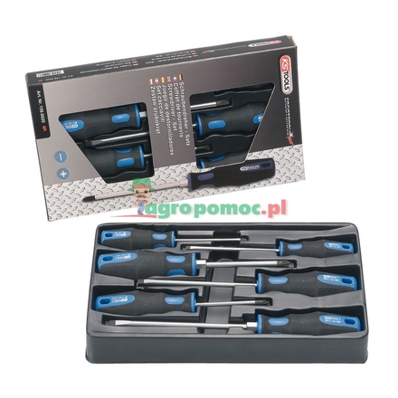 KS Tools ERGO+ screwdriver set, slot+PZ, 6pcs