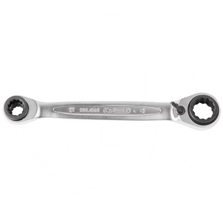 KS Tools GEAR+ 4in1 ratchet spanner, 12x15mm+