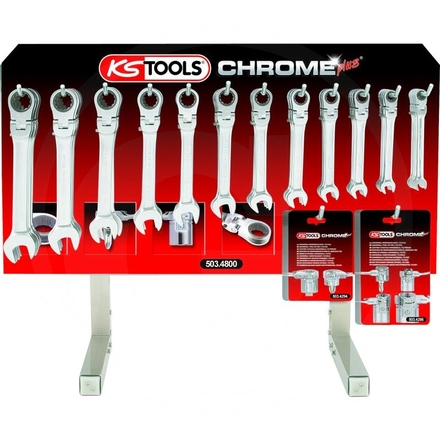 KS Tools GEAR+ flex head spanner display, 70pcs