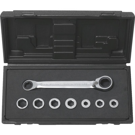 KS Tools GEAR+ rev ring spanner set, 8pcs