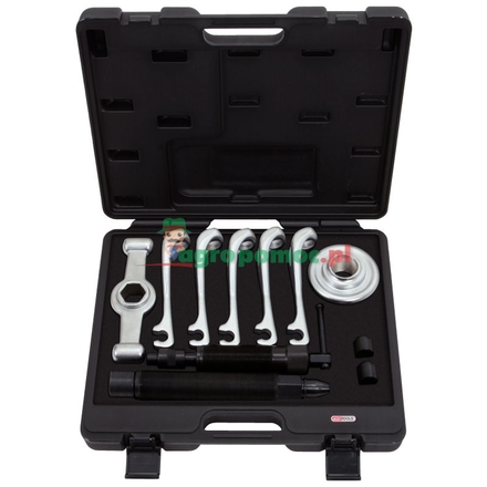 KS Tools Hub puller set, hydraulic, 11pcs