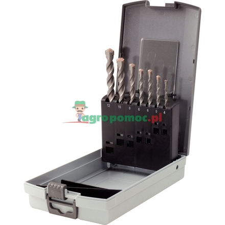 KS Tools Impact drill bit set, 7pcs, 4-12mm